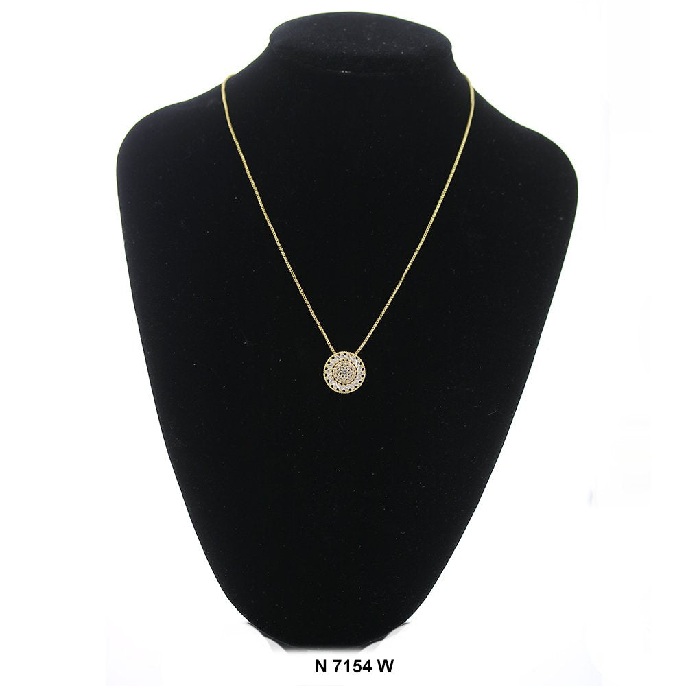 Colgante Con Cadena Collar N 7154 W