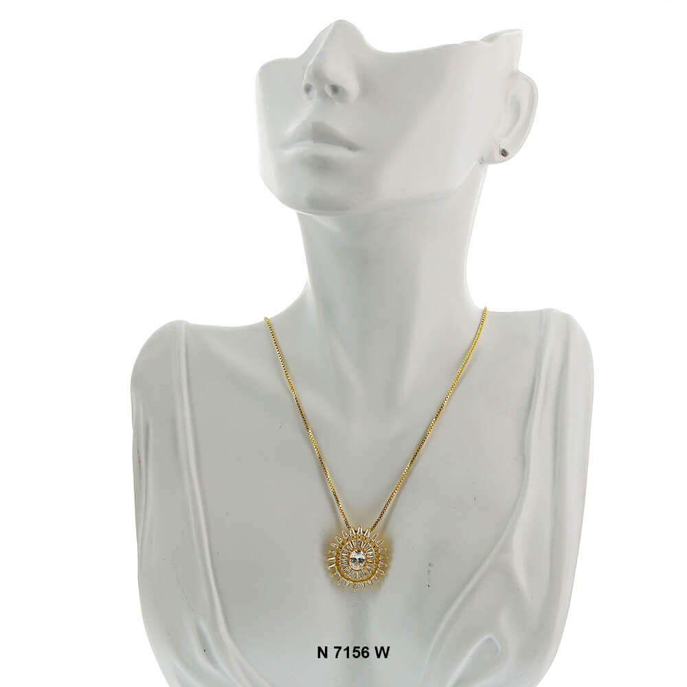 Colgante Con Cadena Collar N 7156 W