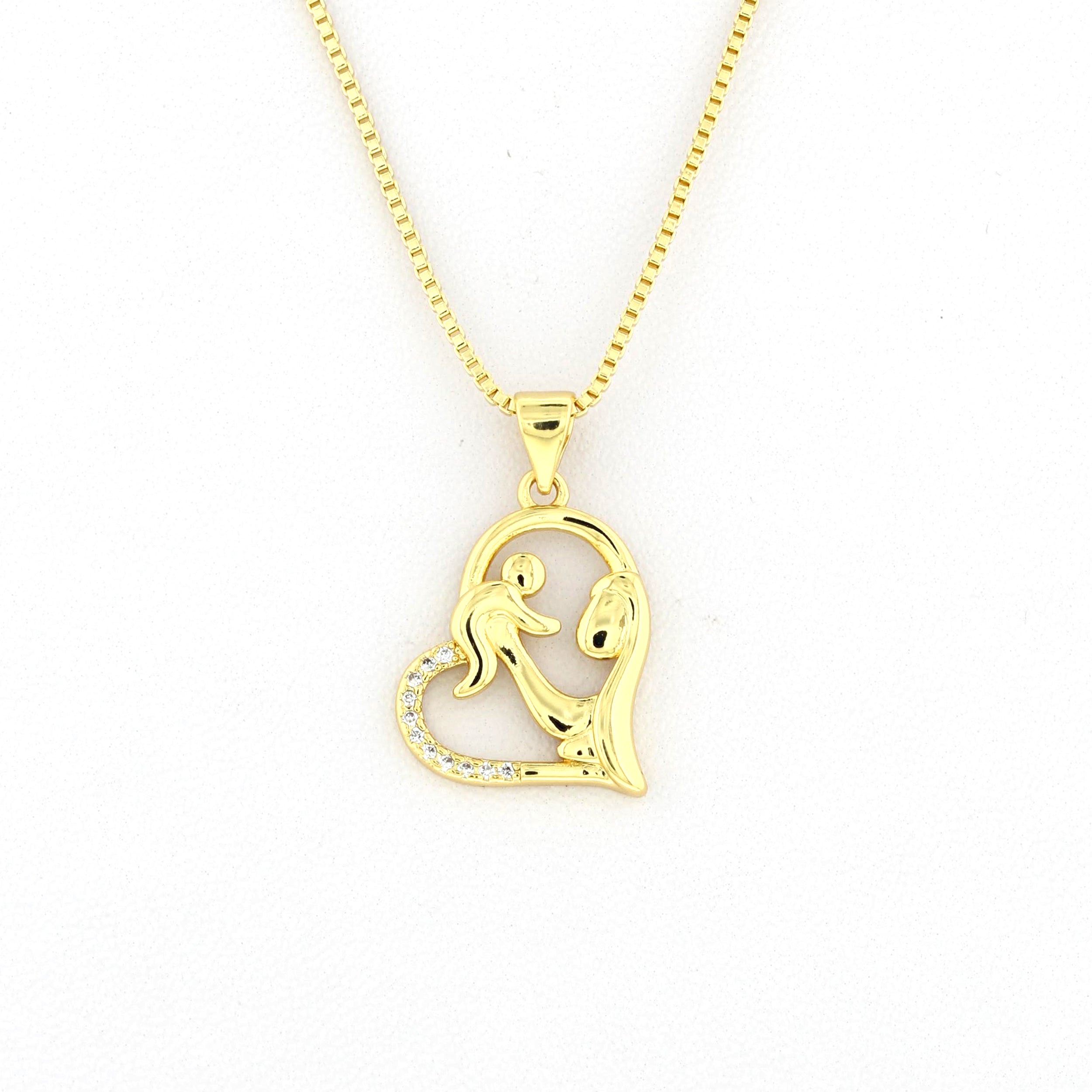 Mom Baby Necklace N 7117