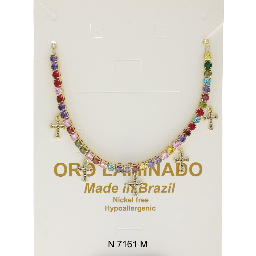 Collar Gargantilla Cruces N 7161 M