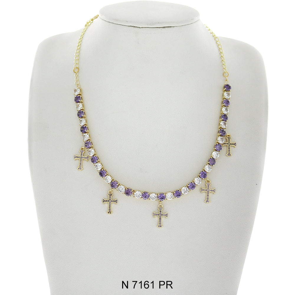 Collar Gargantilla Cruces N 7161 PR