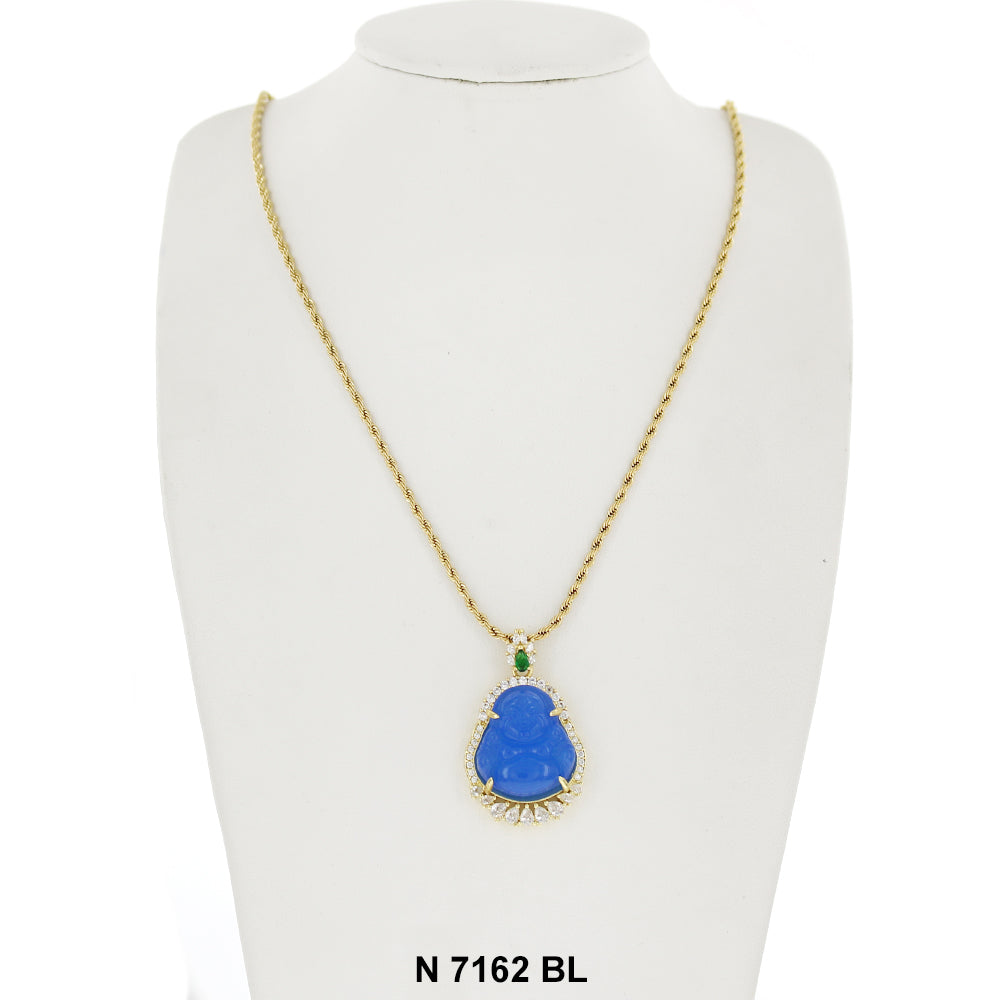 Buddha Necklace N 7162 BL