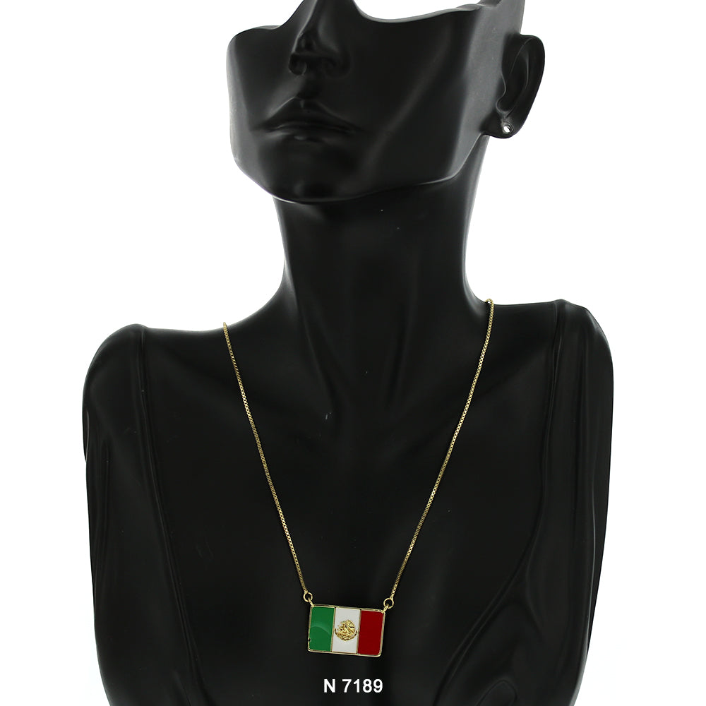 Collar Bandera Mexicana N 7189