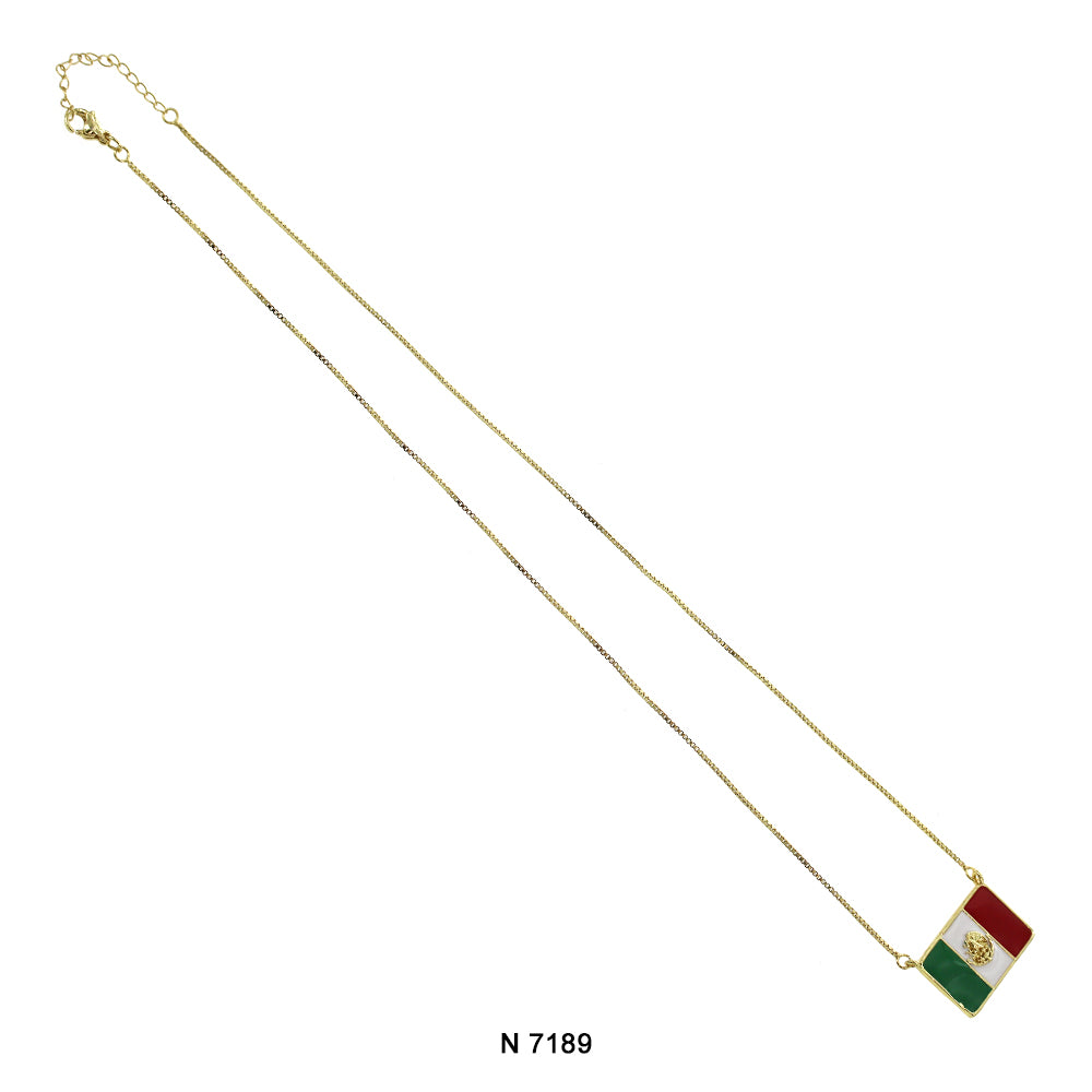 Collar Bandera Mexicana N 7189