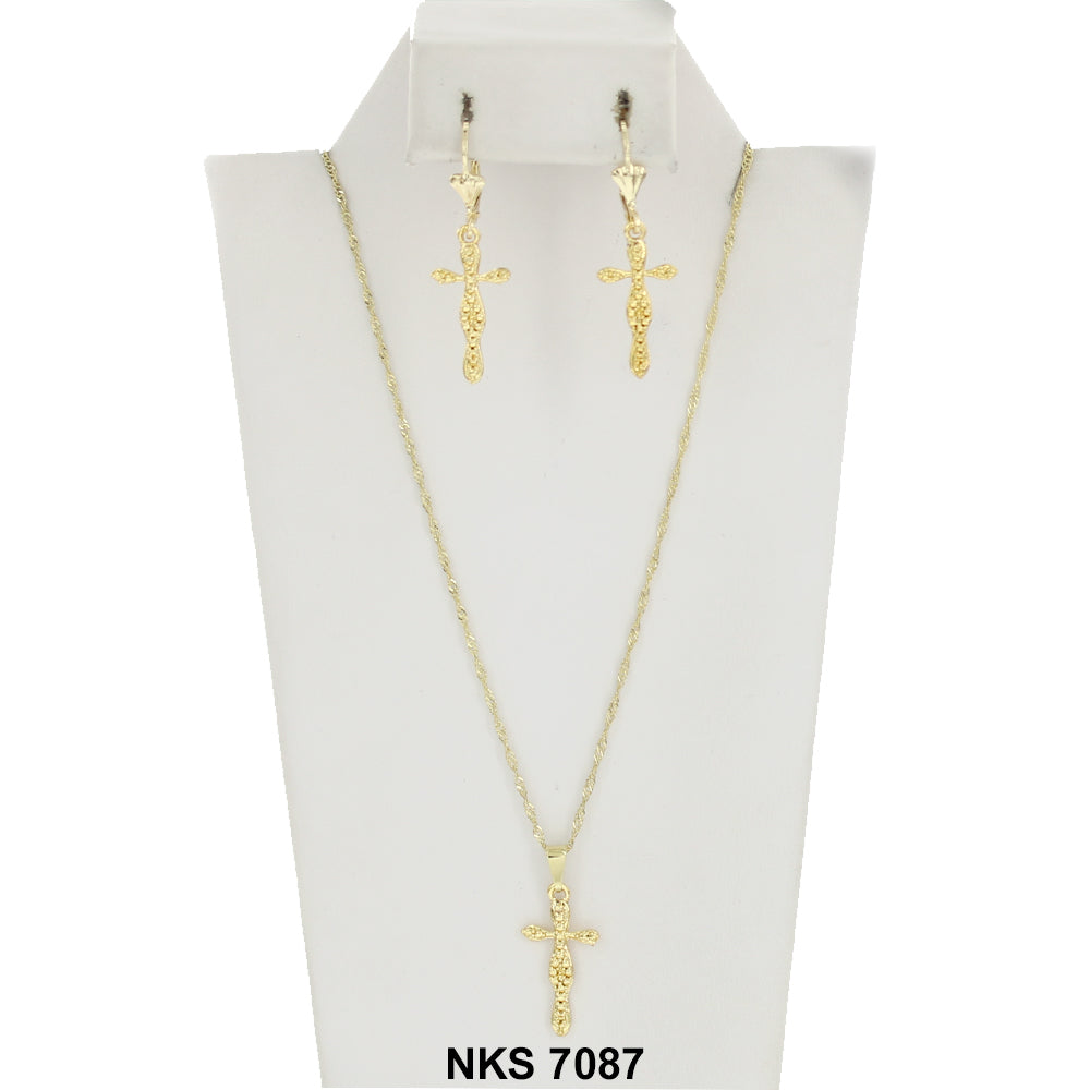Cross Necklace Set NKS 7087