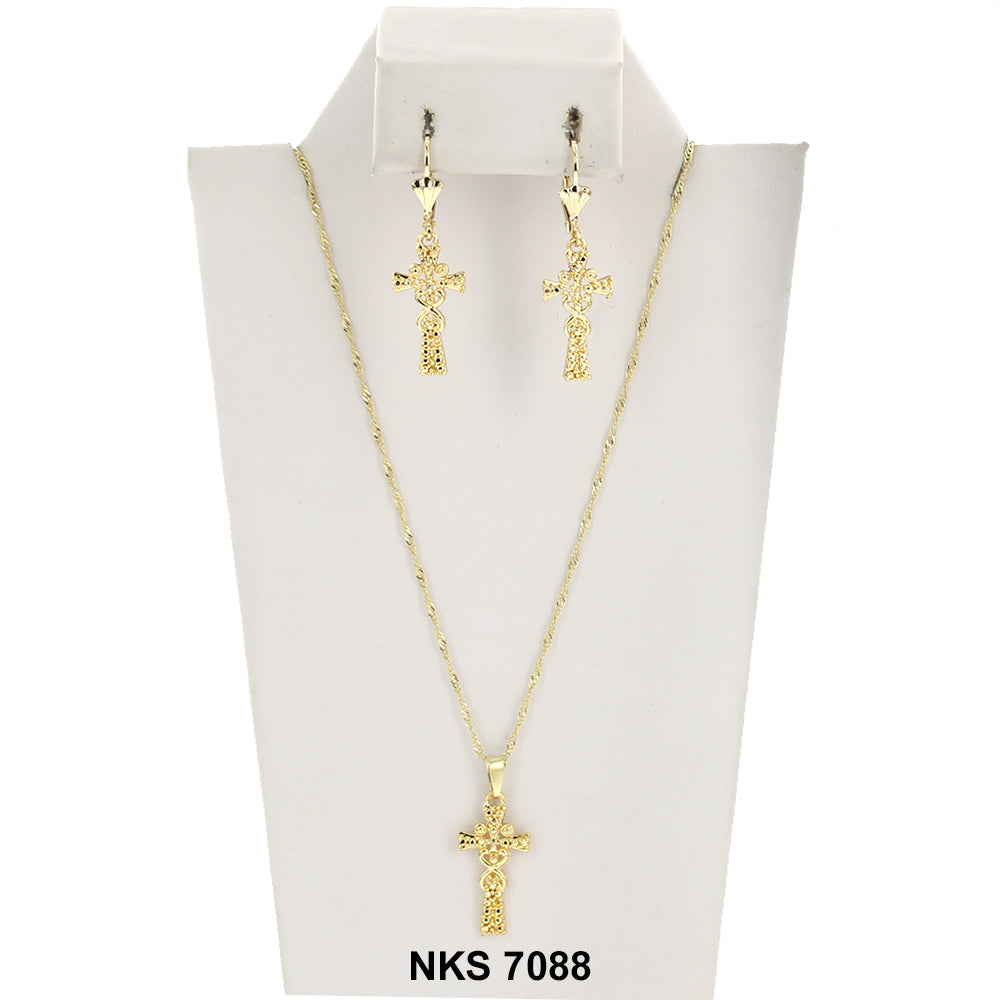 Cross Necklace Set NKS 7088