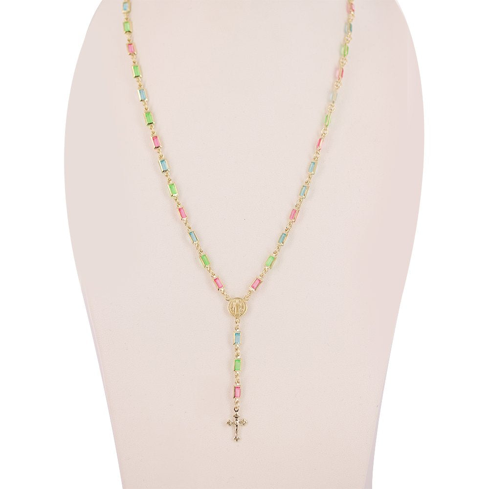 San Benito Rosary Style Necklace NR 10001