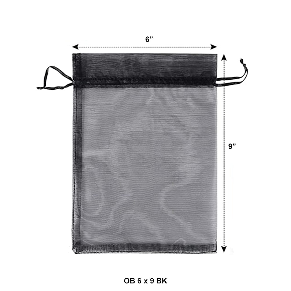 Bolsa Organza OB 6 x 9 BK