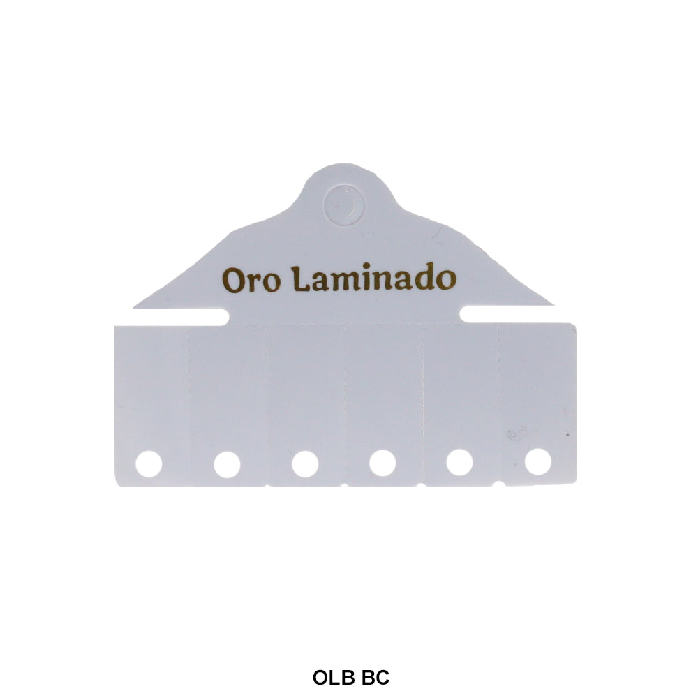 Oro Laminado Hanging Card OLB BC