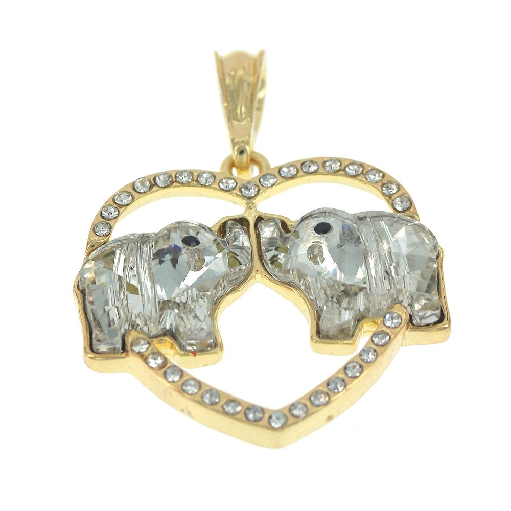 Colgante Elefante Corazón P 1468 W