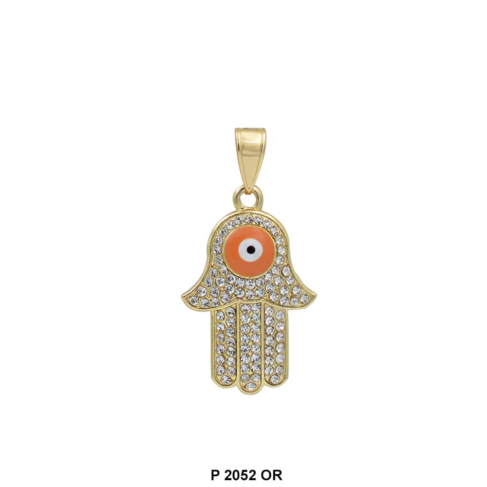 Colgante Mano Hamsa Mal de Ojo P 2052 OR