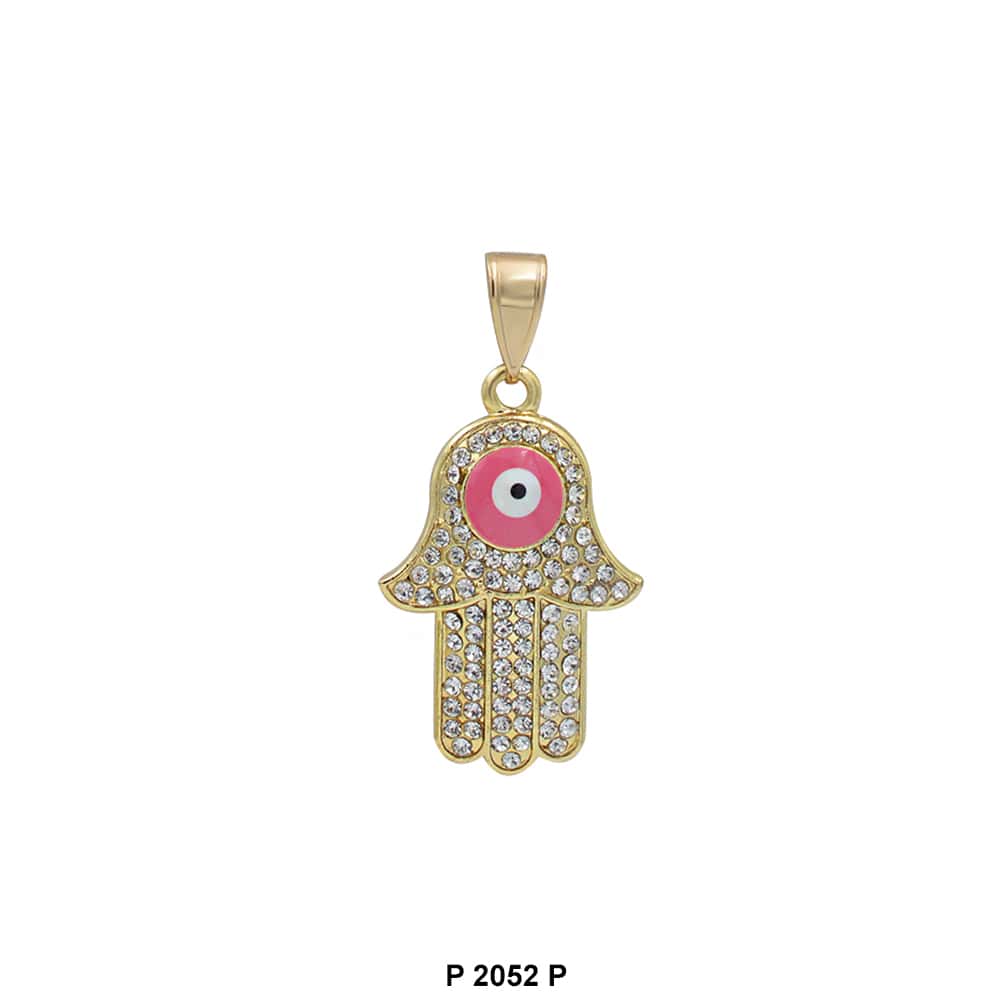 Hamsa Hand Evil Eye Pendant P 2052 P