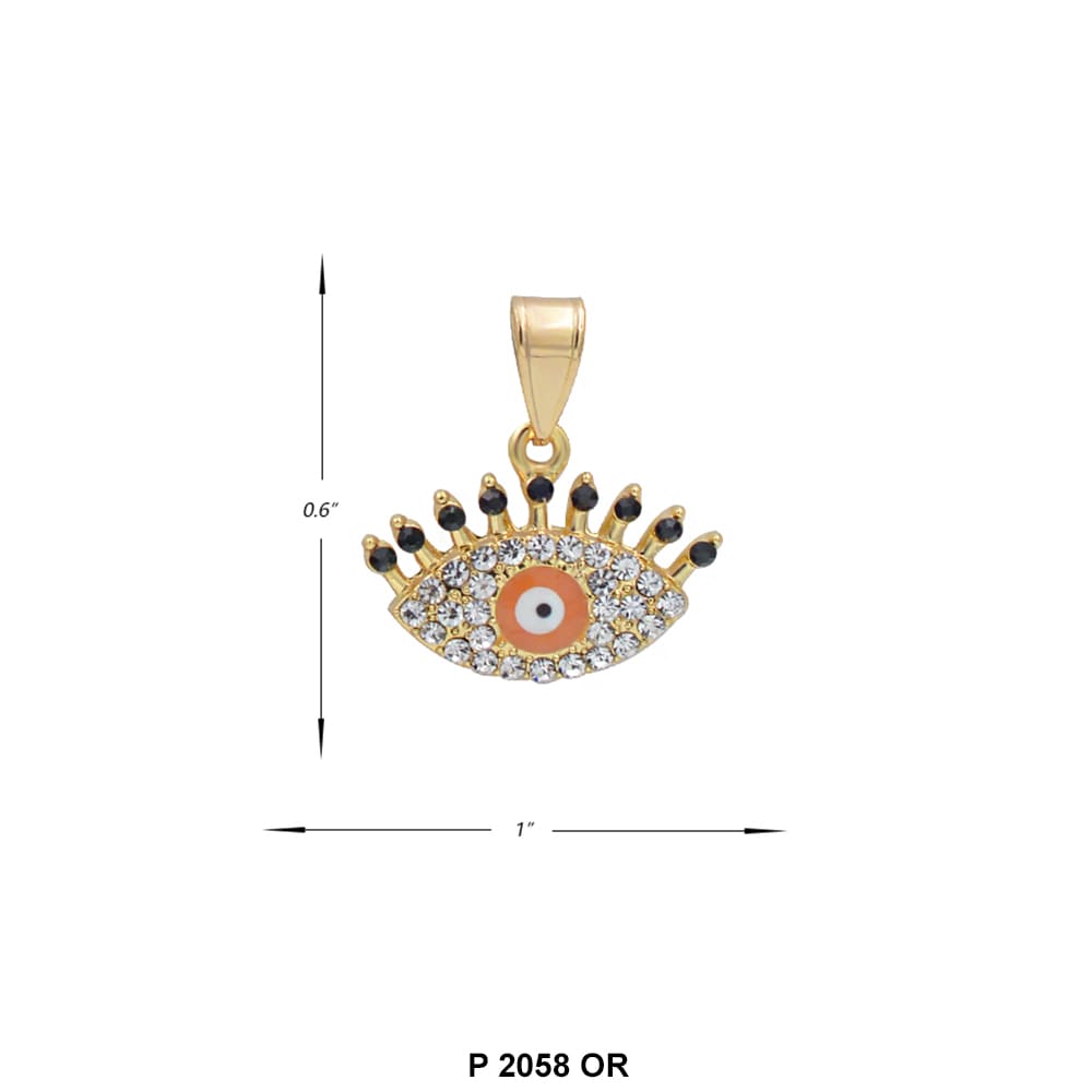 Evil Eye Pendant P 2058 OR