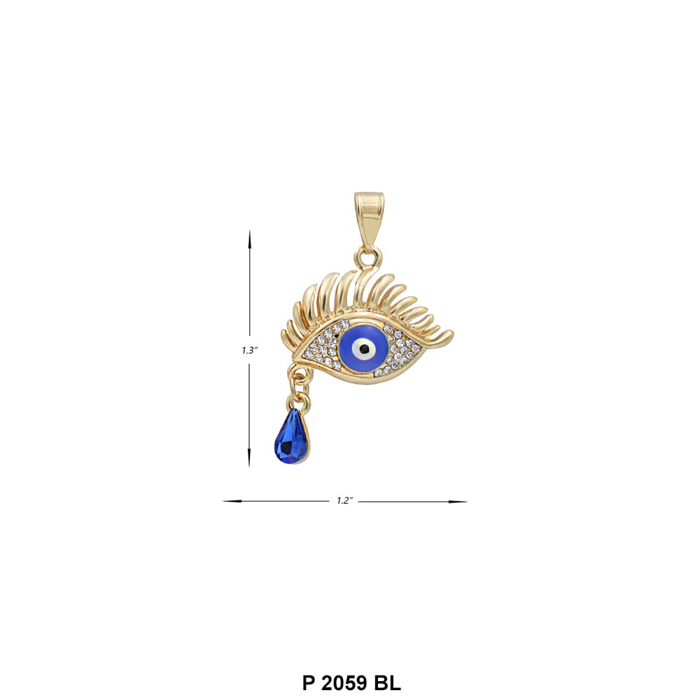 Evil Eye Pendant P 2059 BL