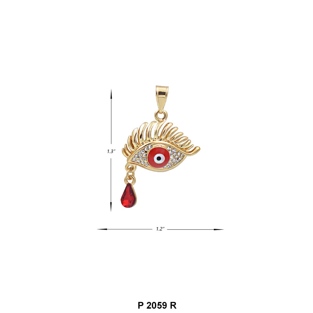 Evil Eye Pendant P 2059 R