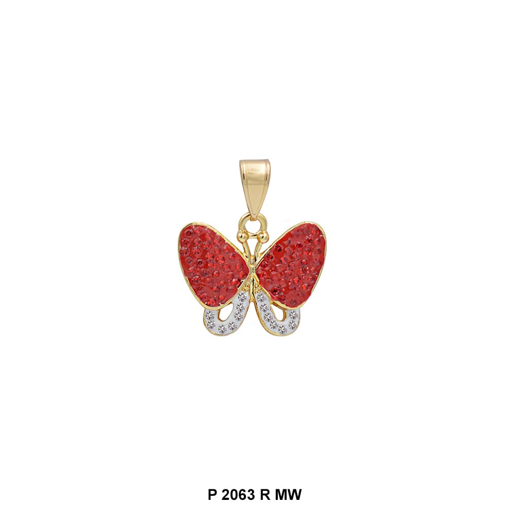 Butterfly Pendant P 2063 R MW