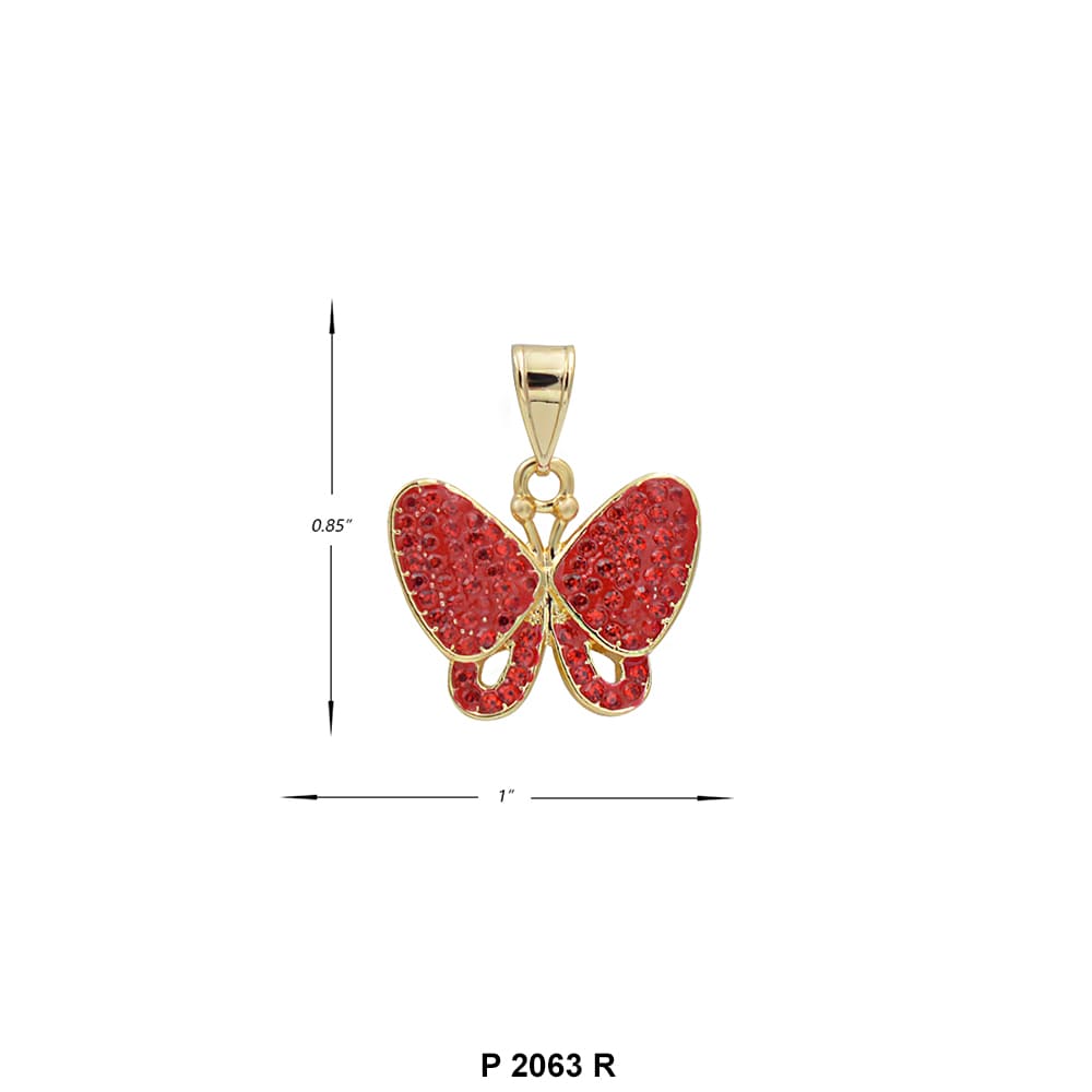 Butterfly Pendant P 2063 R