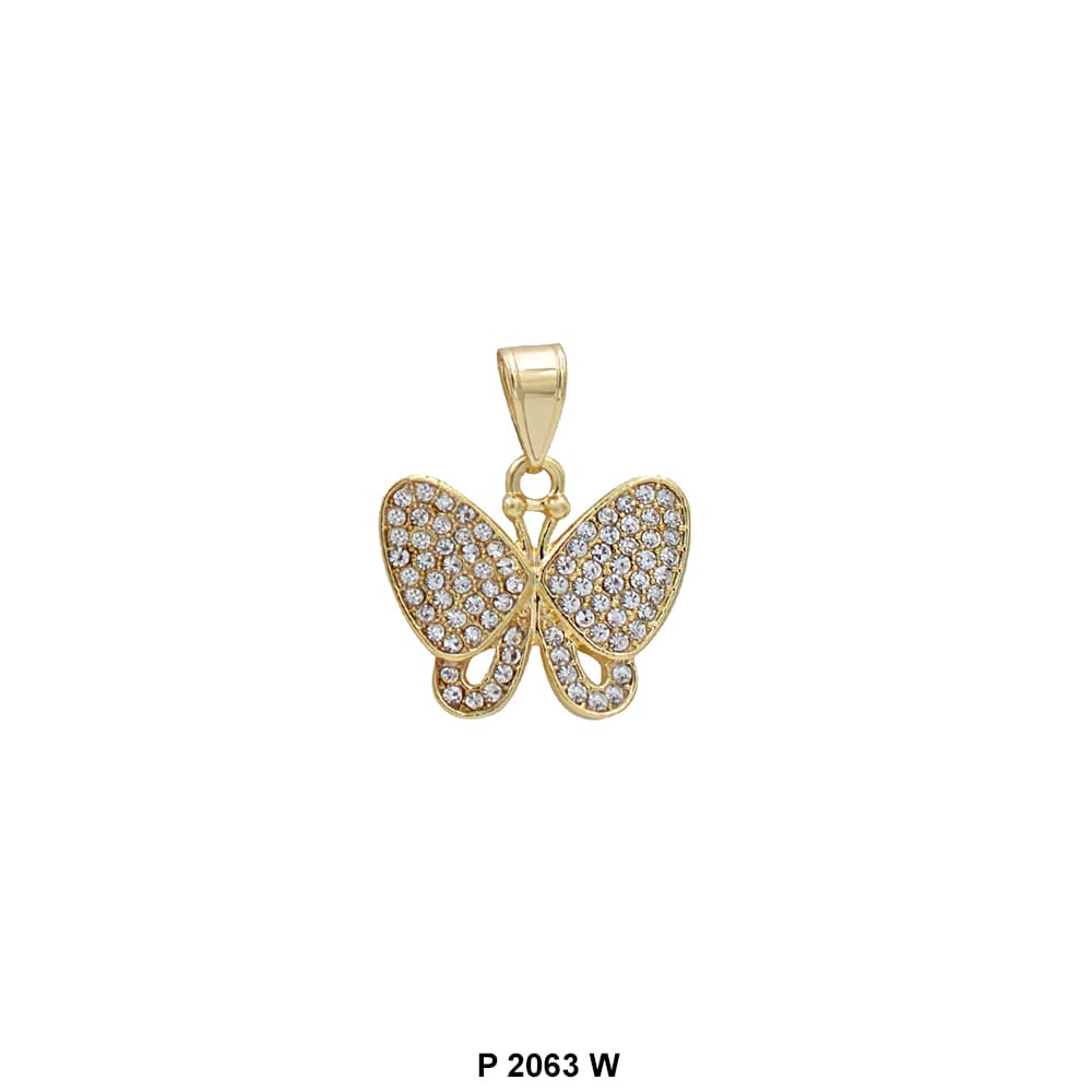 Butterfly Pendant P 2063 W