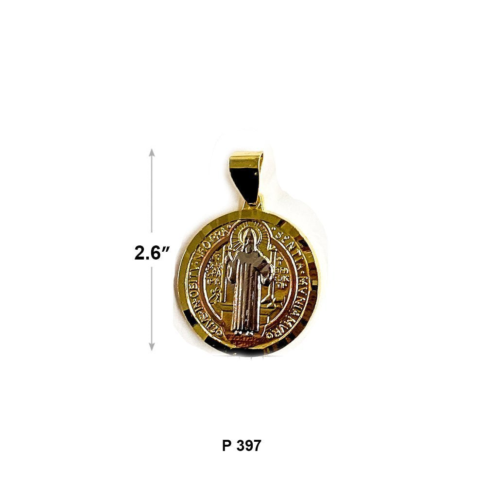 Colgante Medallón San Benito P 397