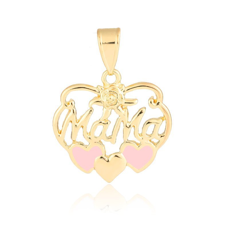 Mama Heart Pendant Pink P 422 P