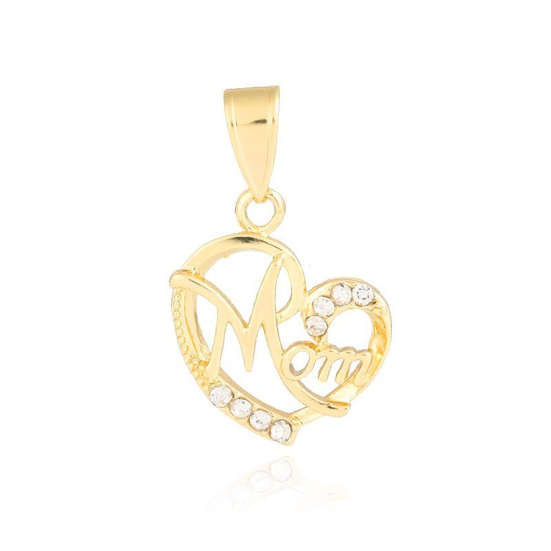 Mom Heart Pendant White P 424 W