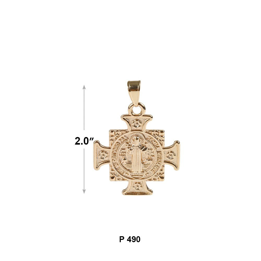 San Benito Medallion Pendant P 490