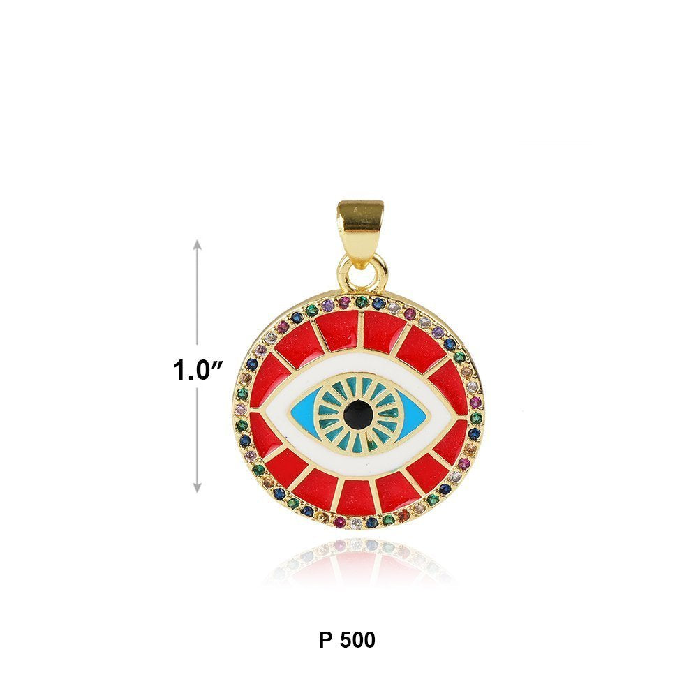 Round Evil Eye Pendant P 500