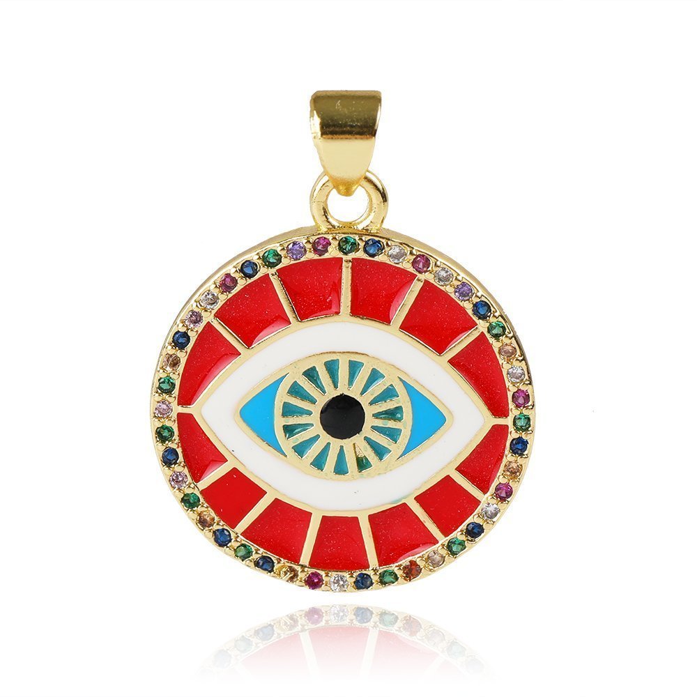 Round Evil Eye Pendant P 500