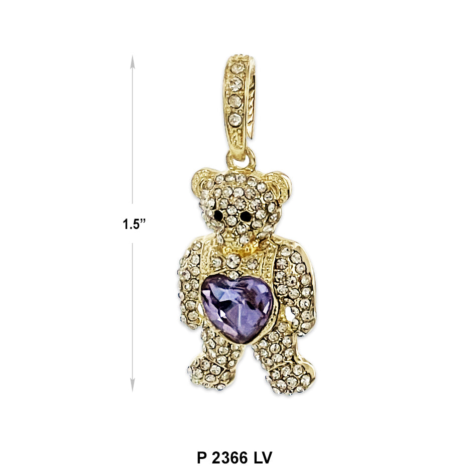 Bear Pendant P 2366 LV