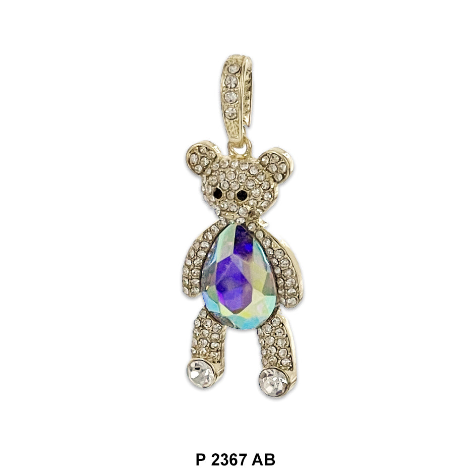 Bear Pendant P 2367 AB