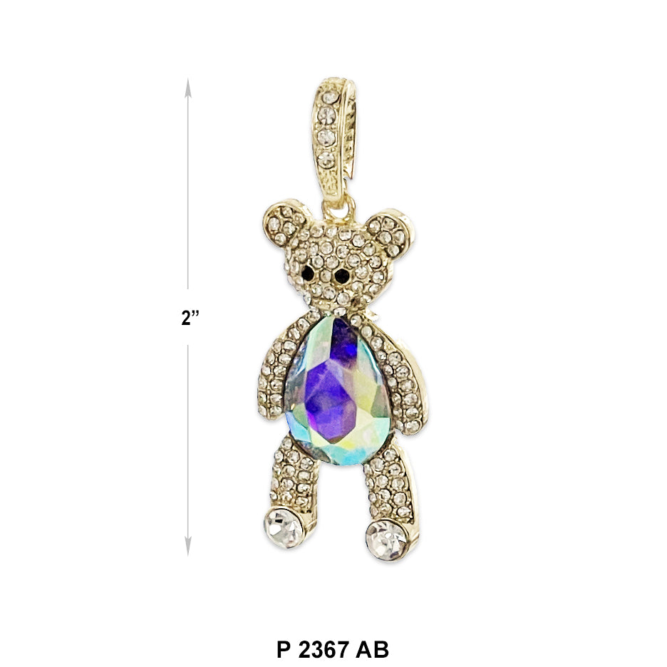 Bear Pendant P 2367 AB