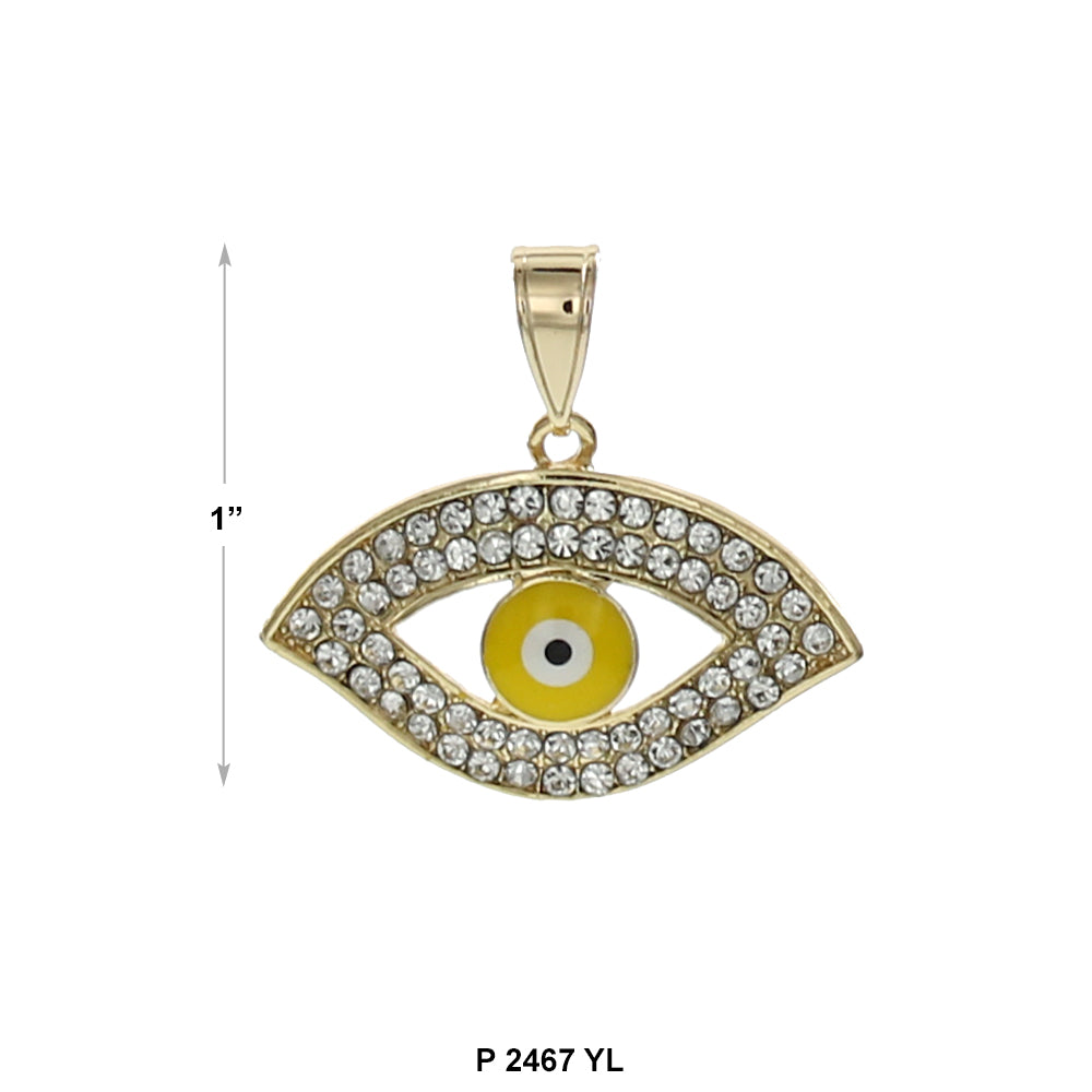 Evil Eye Pendant P 2467 YL