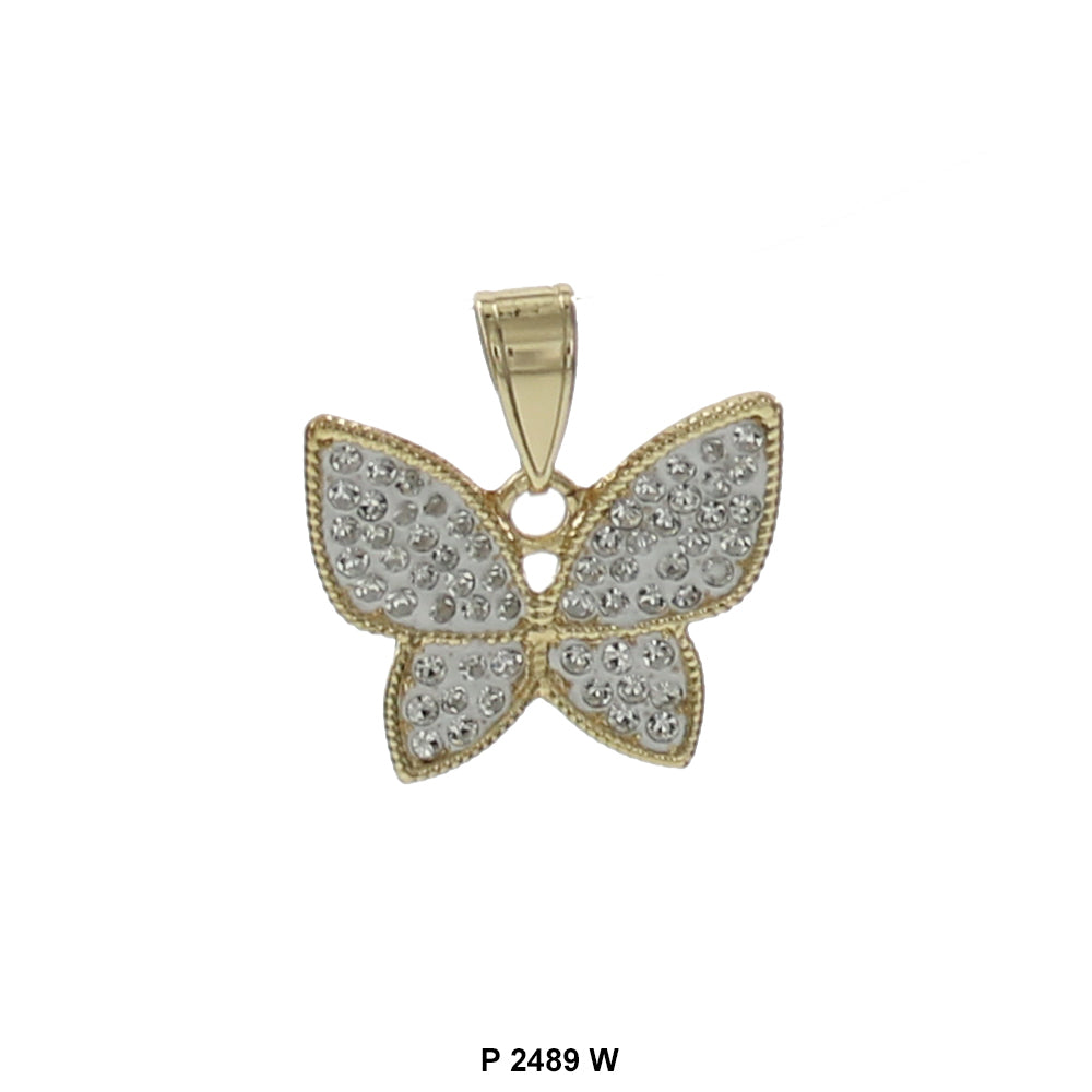 Butterfly Pendant P 2489 W