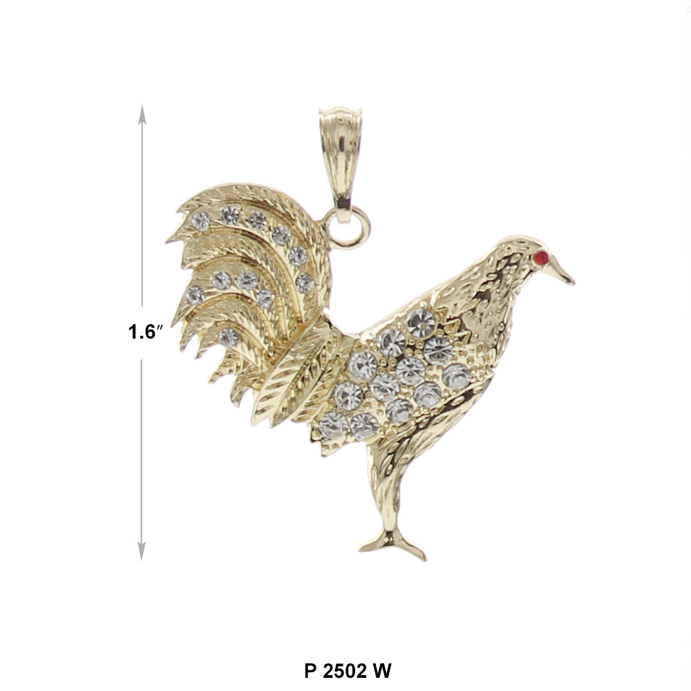 Rooster Pendant P 2502 W