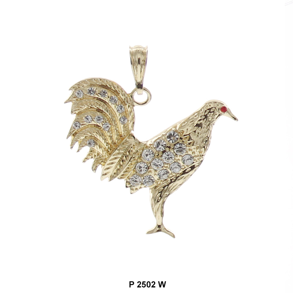 Rooster Pendant P 2502 W