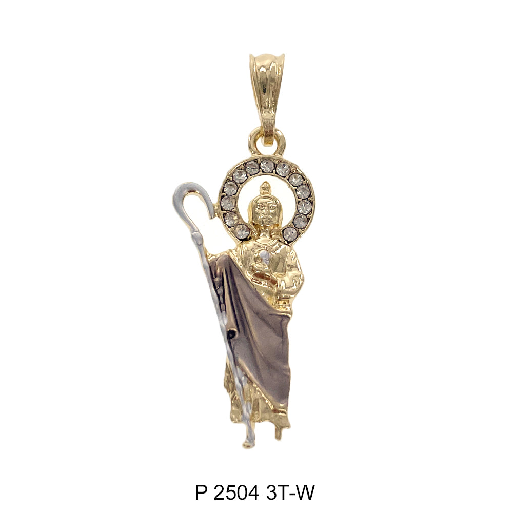 San Judas Pendant P 2504 3T-W