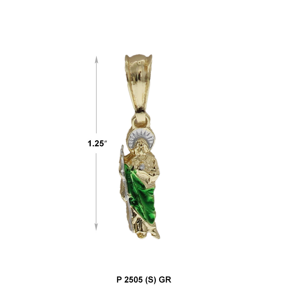 San Judas Pendant P 2505 GR Small