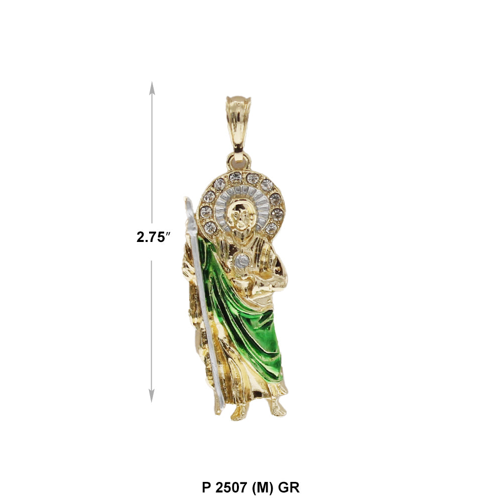 San Judas Pendant P 2507 GR Med