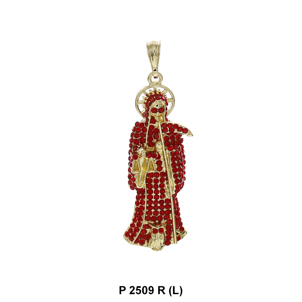 Santa Muerte Pendant P 2509 R (Large)