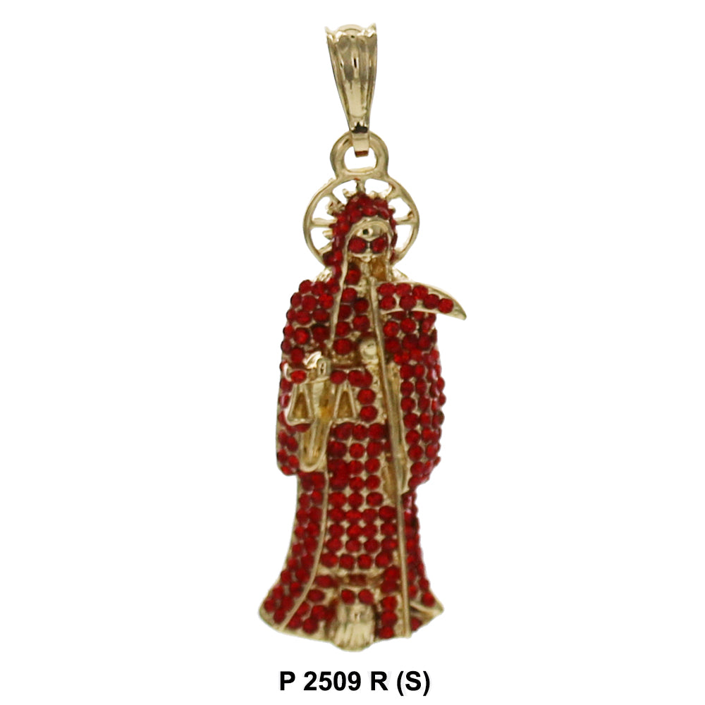 Santa Muerte Pendant P 2509 R (Small)