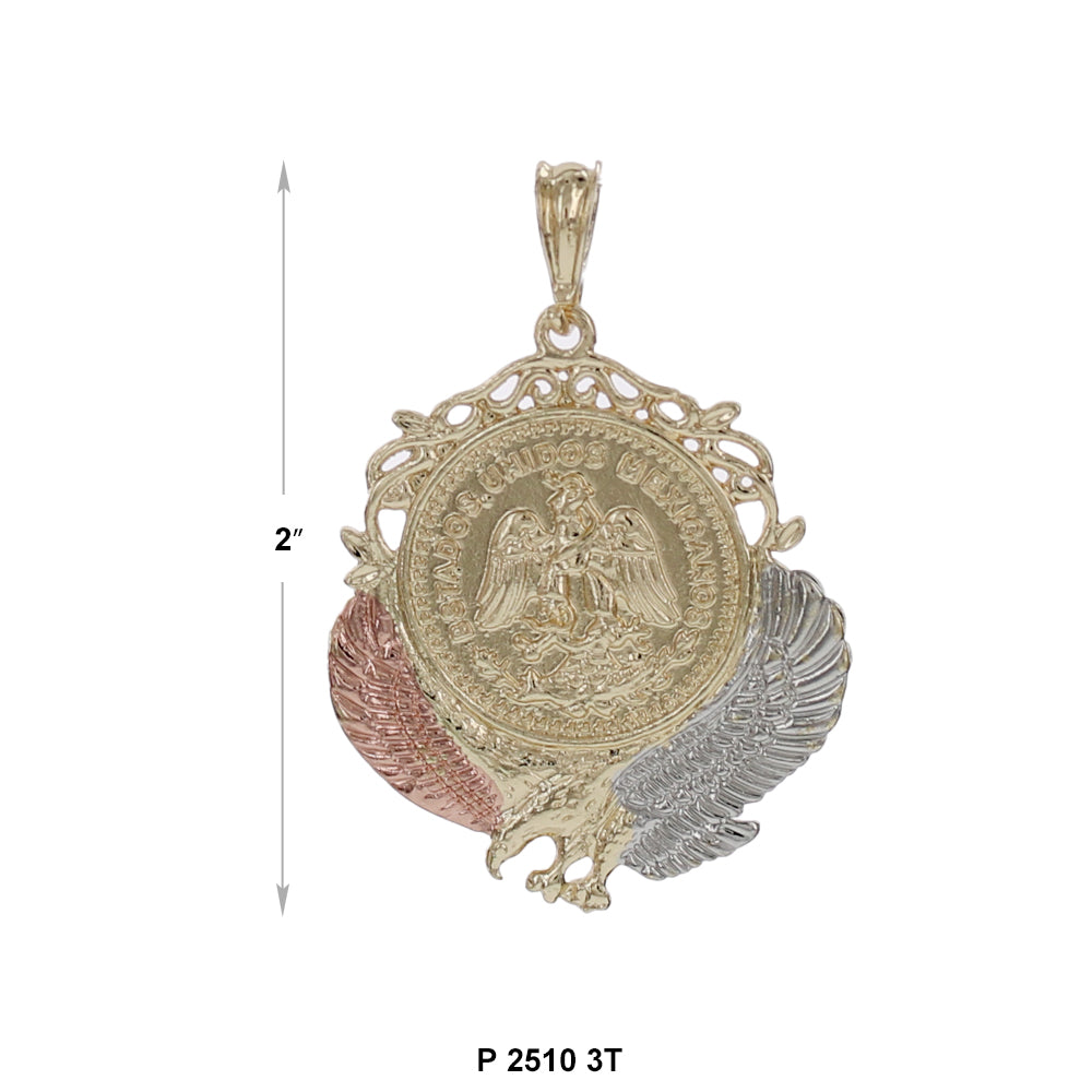 Eagle Coin Pendant P 2510 3T