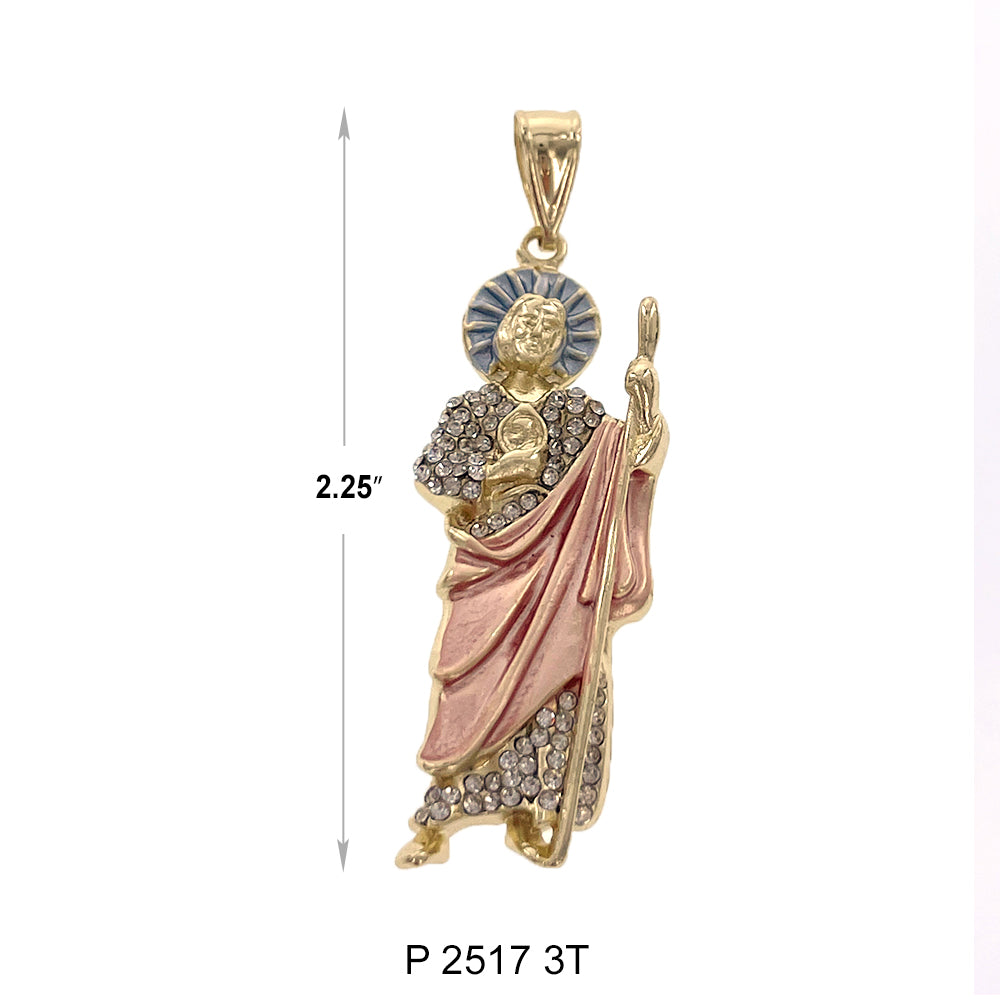 San Judas Pendant P 2517 3T