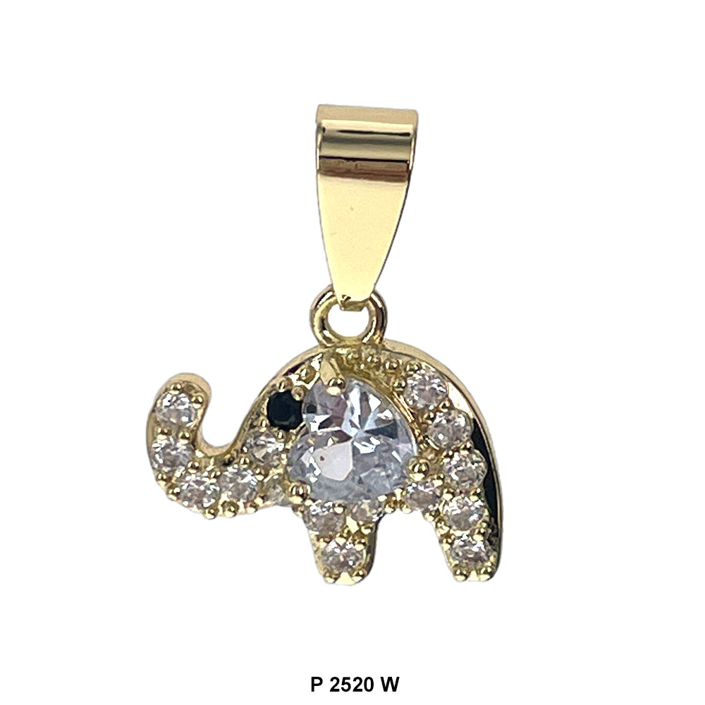 Elephant Pendant P 2520 W