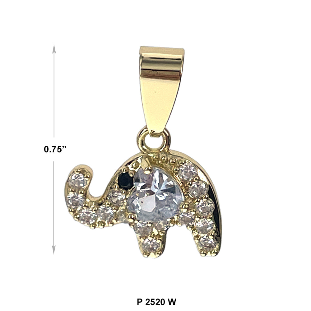 Elephant Pendant P 2520 W