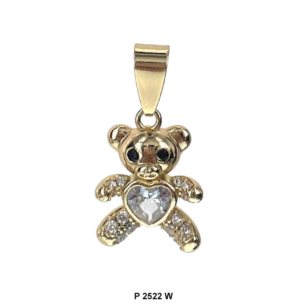 Bear Pendant P 2522 W