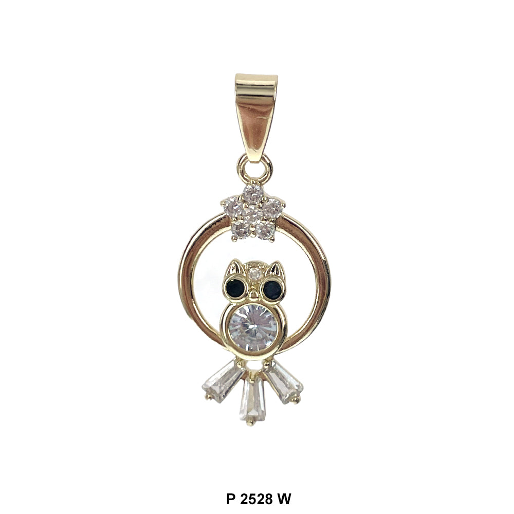 Owl Pendant P 2528 W