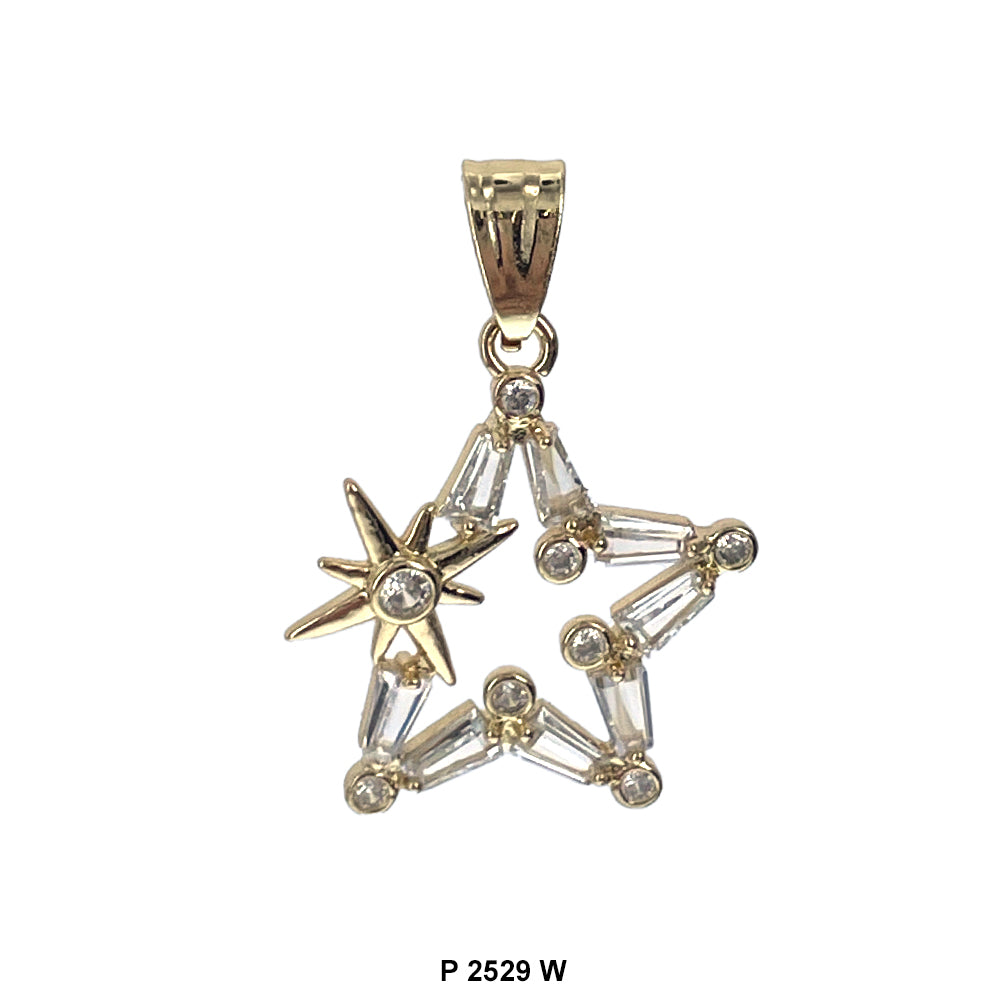 Star Pendant P 2529 W