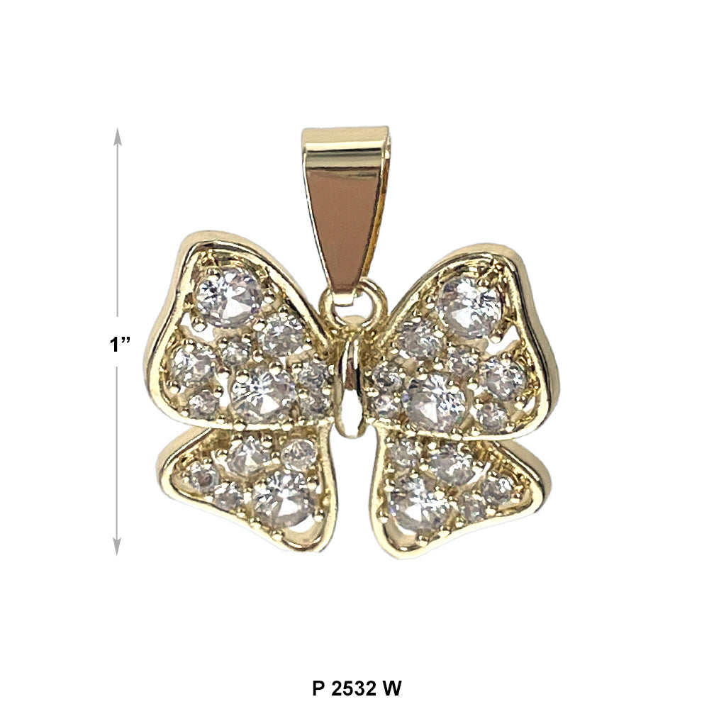 Butterfly Pendant P 2532 W