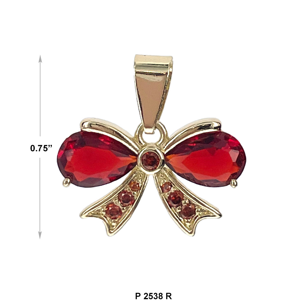 Bow Pendant P 2538 R