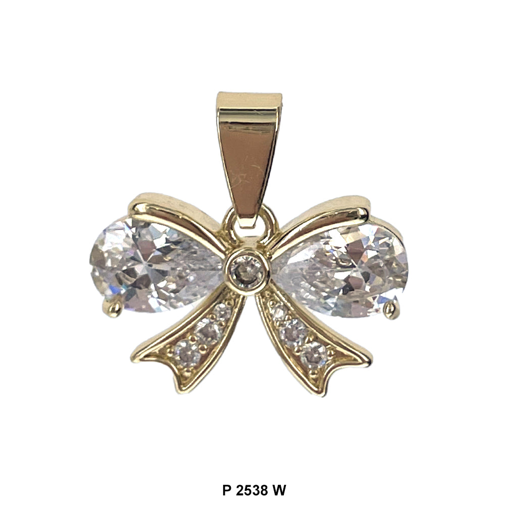 Bow Pendant P 2538 W